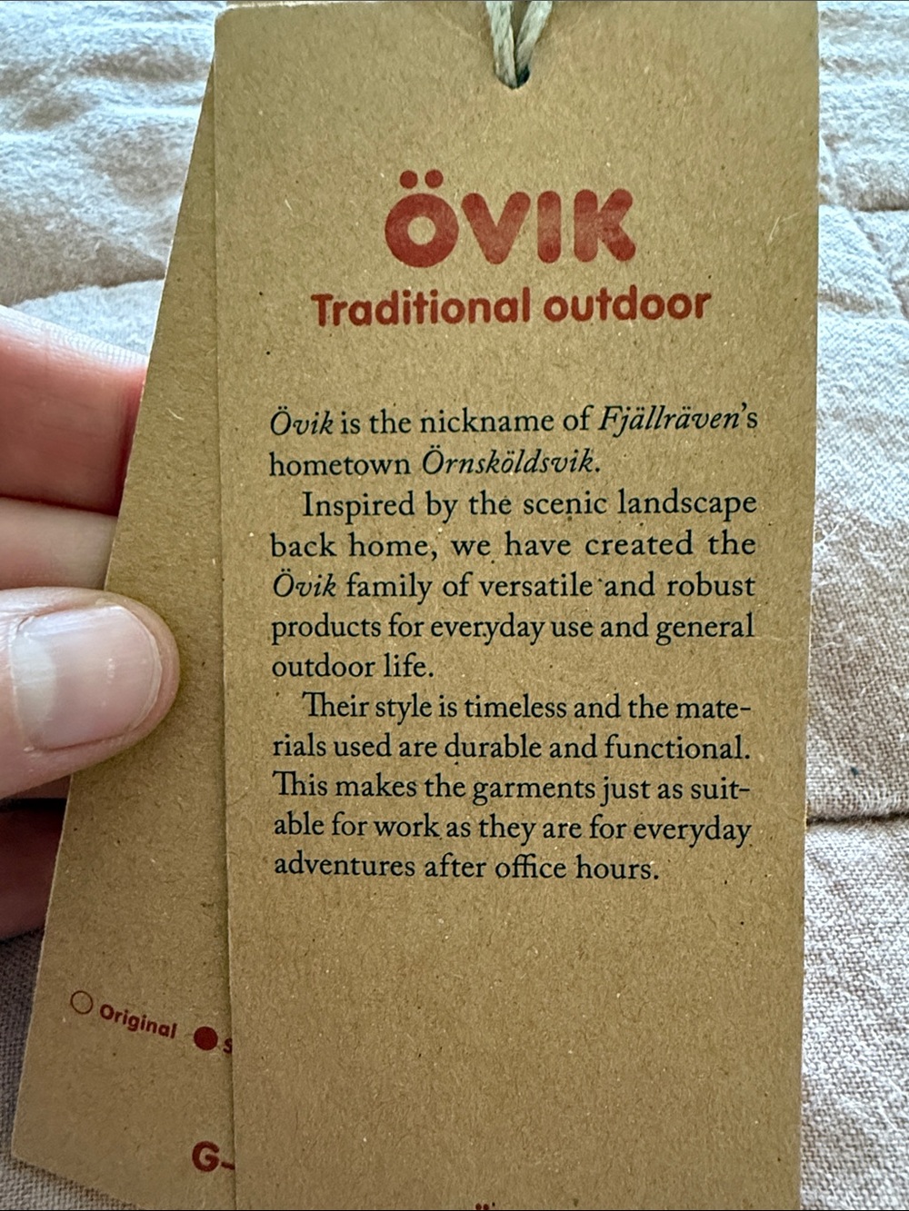 Fjallraven Ovik Curved pants in Fog - Picture 8 of 9